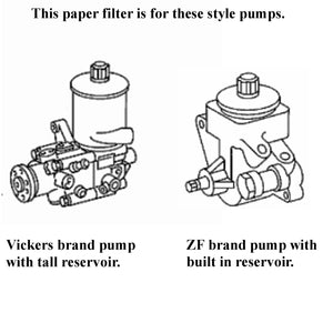 1975-99 Mercedes Power Steering Fluid Filter OEM Mann Metal Style 000 466 21 04