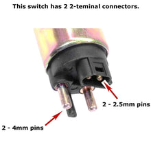 Load image into Gallery viewer, Brake Stop Light Switch at Pedal with 2 2 Prong Connectors 1986-91 Mercedes W126
