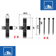 Load image into Gallery viewer, 2 X OEM Front Ate Caliper Pin &amp; Spreader Spring &amp; Lubricant Kit 1980-85 Mercedes
