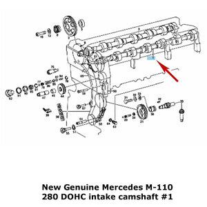 1973 Mercedes 280 280C M110 Genuine Mercedes Intake Camshaft 110 051 91 01