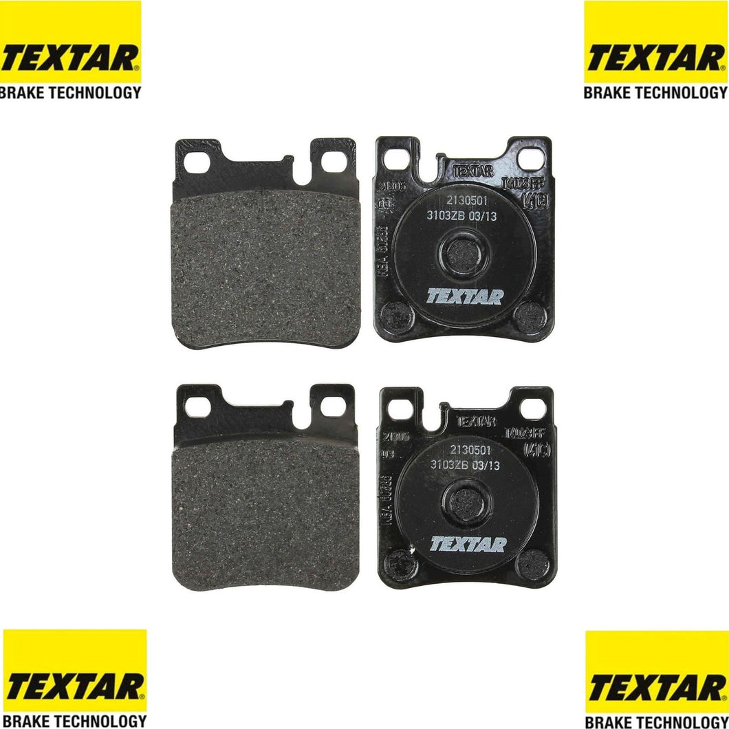 1992-04 Mercedes 140 170 202 208 210 Rear Brake Pad Set Textar 004 420 93 20