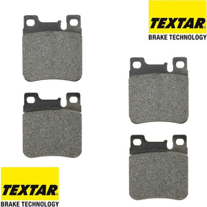 1992-04 Mercedes 140 170 202 208 210 Rear Brake Pad Set Textar 004 420 93 20