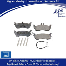 Load image into Gallery viewer, 99-05 Mercedes ML 320 350 430 Rear Brake Pad Set + Clips &amp; Sensor OEM Ate
