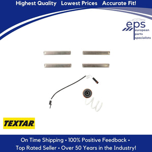 1999-05 Mercedes ML Rear Brake Pad Set Clips & Sensor Textar 164 420 14 20 41