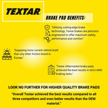 Load image into Gallery viewer, 1999-05 Mercedes ML Rear Brake Pad Set Clips &amp; Sensor Textar 164 420 14 20 41
