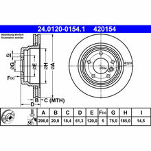 Load image into Gallery viewer, Pair Rear Coated Ate Brake Disc Rotors 1997-03 BMW 5-Series 525i 528i 530i 540i
