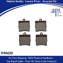 Load image into Gallery viewer, Rear Single Pin Brake Pad Set and Shims Select 2001-11 Mercedes C &amp; SLK Pagid
