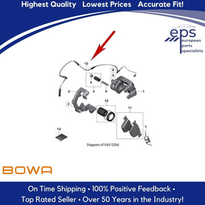 2004-10 BMW 5 6 Series M5 M6 Right Rear Brake Pad Sensor Genuine BOWA BMW OEM