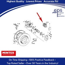 Load image into Gallery viewer, Rear Brake Pad Set 1971-75 BMW 3.0S 3.0CS 3.0Si Semi Metallic Mintex 1 159 265
