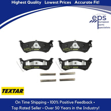 Load image into Gallery viewer, Rear Brake Pad Set &amp; Clips Select 1998-99 Mercedes ML320 Textar 163 420 04 20
