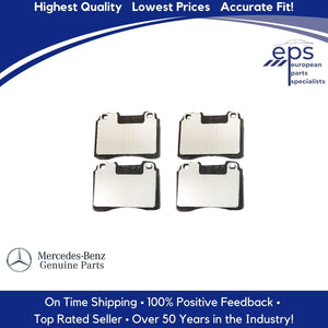 L & R Front Brake Pad Set Select 1993-95 Mercedes 300 400 E OE MB 005 420 01 20