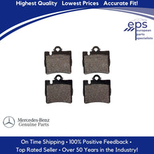 Load image into Gallery viewer, Rear Brake Pad Set Select 2000-03 Mercedes CL S Mercedes 004 420 94 20 Genuine
