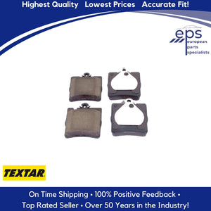 1998-11 Mercedes C CLK E SLK  Rear Brake Pads Textar Ceramic ePad 003 420 52 20