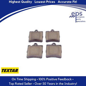 1998-11 Mercedes C CLK E SLK  Rear Brake Pads Textar Ceramic ePad 003 420 52 20