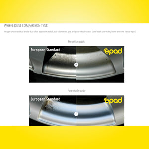 1998-11 Mercedes C CLK E SLK  Rear Brake Pads Textar Ceramic ePad 003 420 52 20