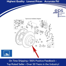 Load image into Gallery viewer, 1991-01 BMW 740 840 850 i Ci Si Rear Brake Disc Rotor Ate 6 757 748 German Made
