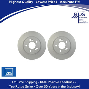 1993-02 Mercedes 600SL 320 500 600 SL Rear Brake Disc Rotors  Ate Germany 422218