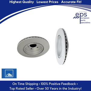 1993-02 Mercedes 600SL 320 500 600 SL Rear Brake Disc Rotors  Ate Germany 422218