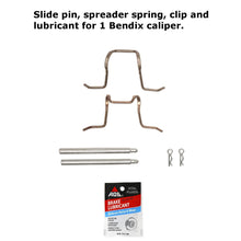 Load image into Gallery viewer, Caliper Slide Pin Spreader Spring Lubricant Kit Bendix Calipers 1980-85 Mercedes
