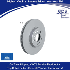 1 X Front Brake Disc Rotor 2000-06 BMW X5 E53 Ate Coated 430109 34 11 6 859 679