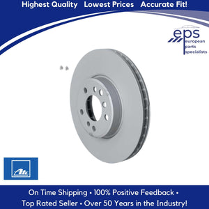 1 X Front Brake Disc Rotor 2000-06 BMW X5 E53 Ate Coated 430109 34 11 6 859 679