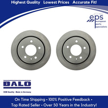 Load image into Gallery viewer, L &amp; R Rear Brake Disc Rotors Select 88-94 BMW 7 i iL Balo 34 21 1 162 967
