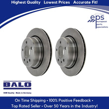 Load image into Gallery viewer, L &amp; R Rear Brake Disc Rotors Select 88-94 BMW 7 i iL Balo 34 21 1 162 967
