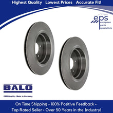 Load image into Gallery viewer, L &amp; R Rear Brake Disc Rotors Select 88-94 BMW 7 i iL Balo 34 21 1 162 967
