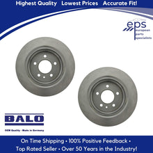 Load image into Gallery viewer, L &amp; R Rear Brake Disc Rotors Select 88-94 BMW 7 i iL Balo 34 21 1 162 967
