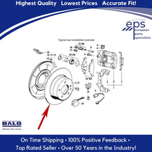 Load image into Gallery viewer, L &amp; R Rear Brake Disc Rotors Select 88-94 BMW 7 i iL Balo 34 21 1 162 967
