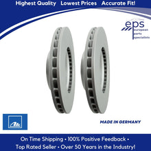 Load image into Gallery viewer, Pair Mercedes Front Brake Disc Rotors Vented 03-09 E350 E500 Ate 211 421 09 12
