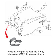 Load image into Gallery viewer, 2 X Hood Trunk Door Gas Strut Spring Armrest 8mm Retaining Clip 1973-15 Mercedes
