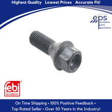 Load image into Gallery viewer, BMW Black Wheel Lug Bolt 12 X 1.5mm 1977-16 1 3 5 6 7 8 M Z Febi 36 13 6 781 150
