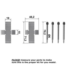 Load image into Gallery viewer, 1963-76 Mercedes Ate Front Caliper Brake Pad Sliding Pin Spreader Spring Kit
