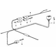 Load image into Gallery viewer, 1980-86 BMW E23 745i New Genuine Turbocharger Blower Motor Wire Wiring Harness
