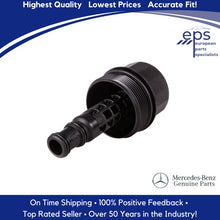 Load image into Gallery viewer, Oil Filter Housing Cap with OEM MAAN Filter &amp; O-Rings 2006-15  Genuine Mercedes

