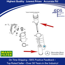 Load image into Gallery viewer, Oil Filter Housing Cap with OEM MAAN Filter &amp; O-Rings 2006-15  Genuine Mercedes
