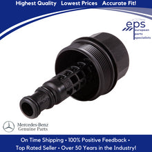Load image into Gallery viewer, Oil Filter Housing Cap &amp; O-Rings 2006-15 Mercedes Genuine OE Part 272 180 00 38
