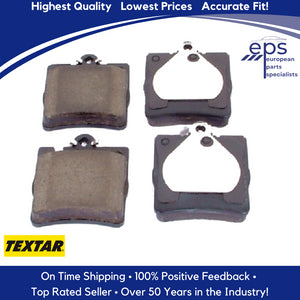 98-11 Mercedes C CLK E SLK Rear Brake Pad Set Textar Ceramic ePad 003 420 52 20