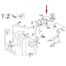 Load image into Gallery viewer, 1993-95 Mercedes 300E 300CE 300TE E320 Radiator Coolant Overflow Expansion Tank
