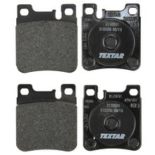 Load image into Gallery viewer, Original Brake Materials Rear Brake Pad Set 1992-04 Mercedes Yellow Box Textar
