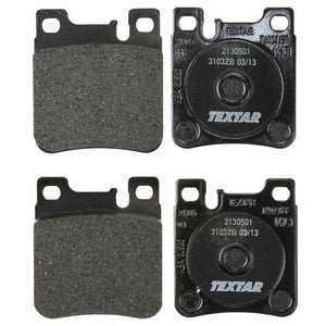 1992-04 Mercedes Rear Yellow Box Textar Brake Pad Set OEM Compound 004 420 93 20