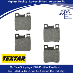 1992-04 Mercedes Rear Yellow Box Textar Brake Pad Set OEM Compound 004 420 93 20