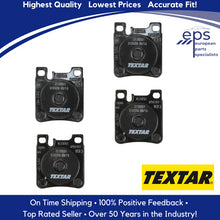 Load image into Gallery viewer, Original Brake Materials Rear Brake Pad Set 1992-04 Mercedes Yellow Box Textar
