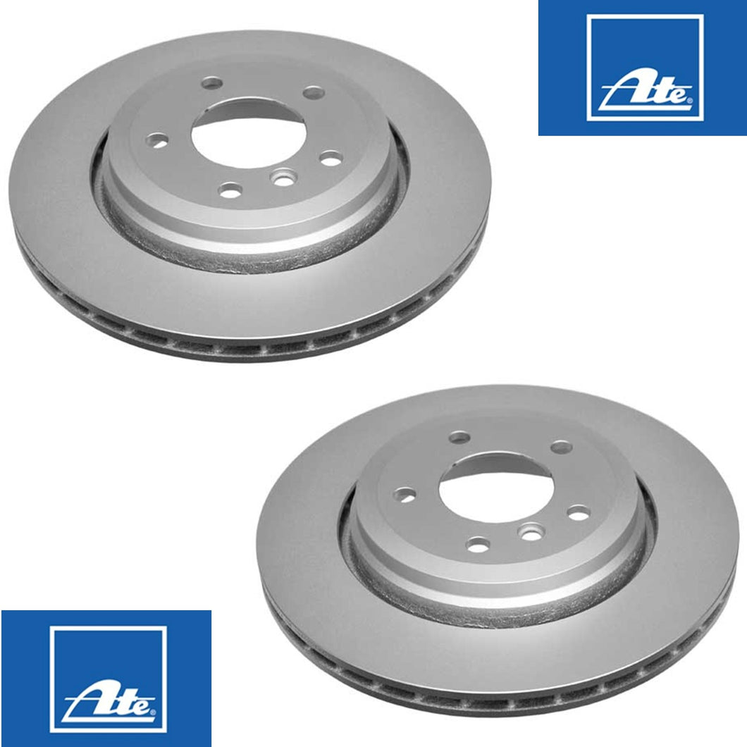 2 X Rear Brake Disc Rotor 2001-06 BMW E46 330i 330Ci 330xi Ate Premium Coated