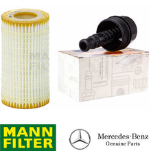 Load image into Gallery viewer, Oil Filter Housing Cap with OEM MAAN Filter &amp; O-Rings 2006-15  Genuine Mercedes
