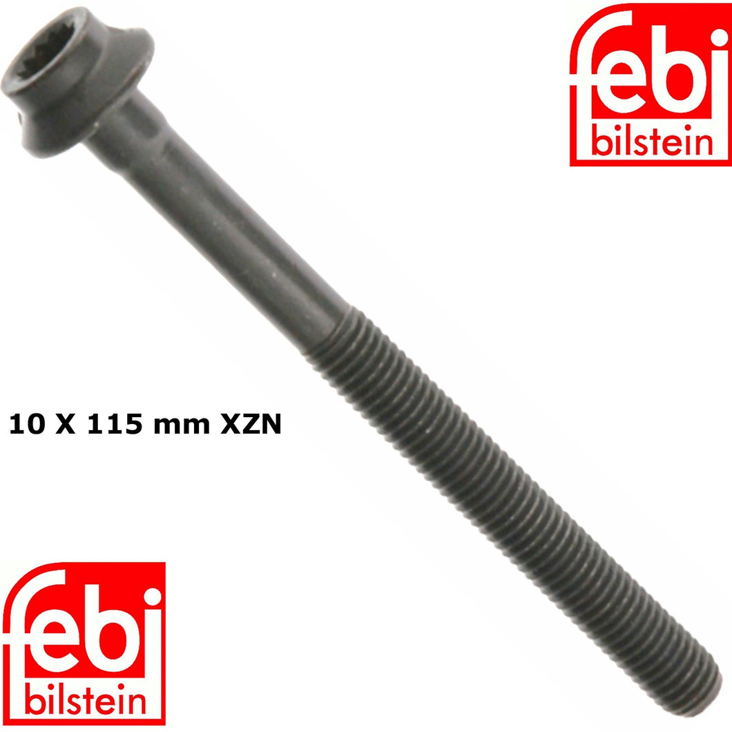 Cylinder Head Stretch Bolt M10 X 115mm XZN Shoulder Bolt 1984-95 Mercedes Diesel