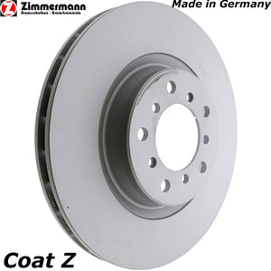 2001-06 BMW M3 Left Front Brake Disc Rotor Zimmermann 34 11 2 229 529 Germany