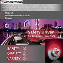 Load image into Gallery viewer, Left Front Brake Disc Rotor 2001-06 BMW M3 Zimmermann 34 11 2 229 529 Germany
