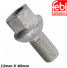Load image into Gallery viewer, Steel Wheel Lug Bolt 12mm X 40mm X 1.5mm 60- 85 Mercedes Models with Wheel cover
